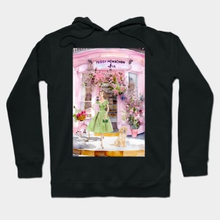 Peggy Porschen bakery in London, watercolor Hoodie